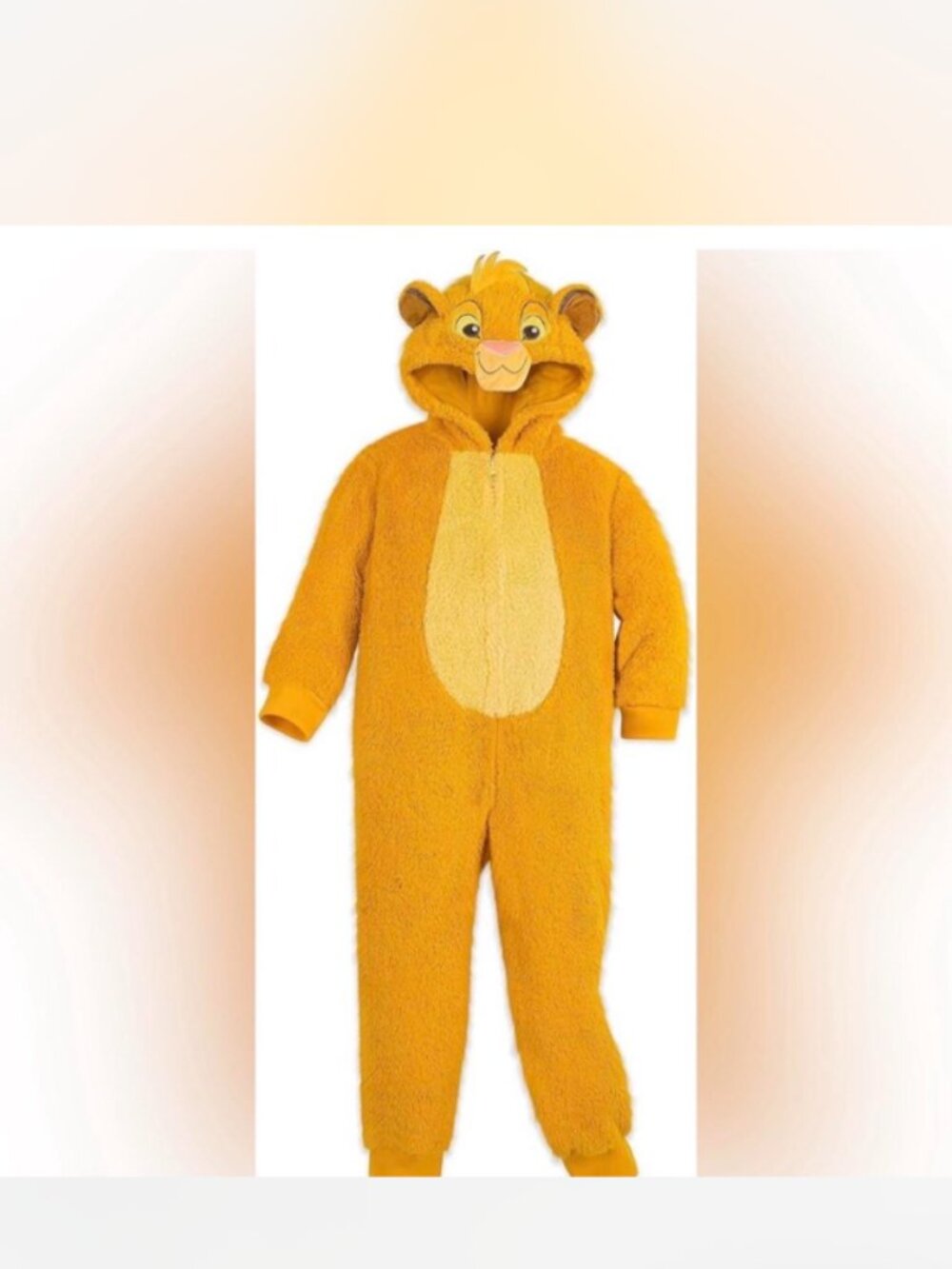 Disney Lion King Simba Costume Warm Size 2 T